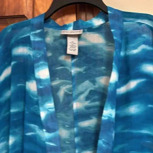 Catherines Tunic/Duster/Cardigan Easy Fit High Low Size 4X 30/32 Women - Picture 5 of 9